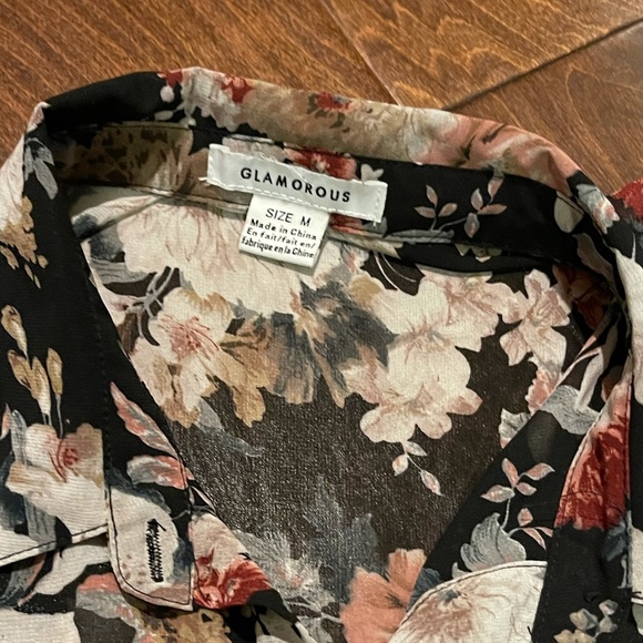 Glamorous Sheer Button Down - Picture 3 of 6